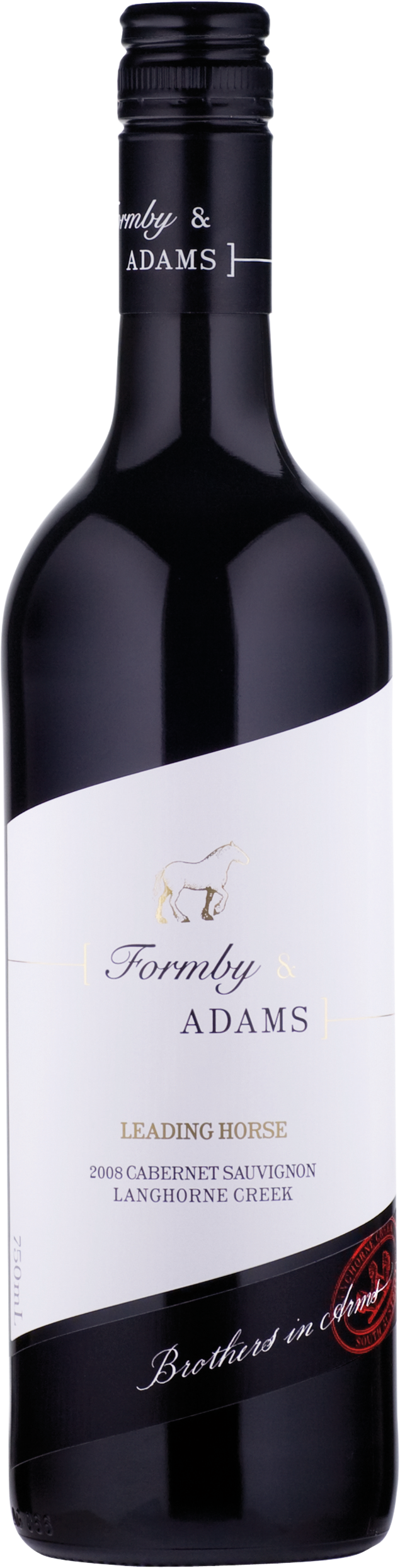 Brothers in Arms Formby and Adams Leading Horse Langhorne Creek Cabernet Sauvignon 2008